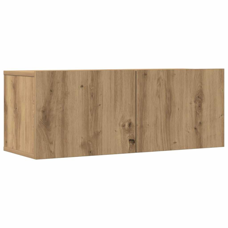 3-tlg. TV-Schrank-Set Wandmontage Artisan-Eiche Holzwerkstoff
