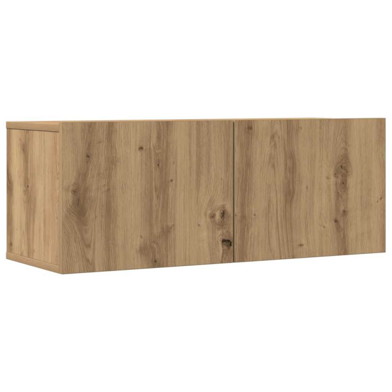 7-tlg. TV-Schrank-Set Wandmontage Artisan-Eiche Holzwerkstoff