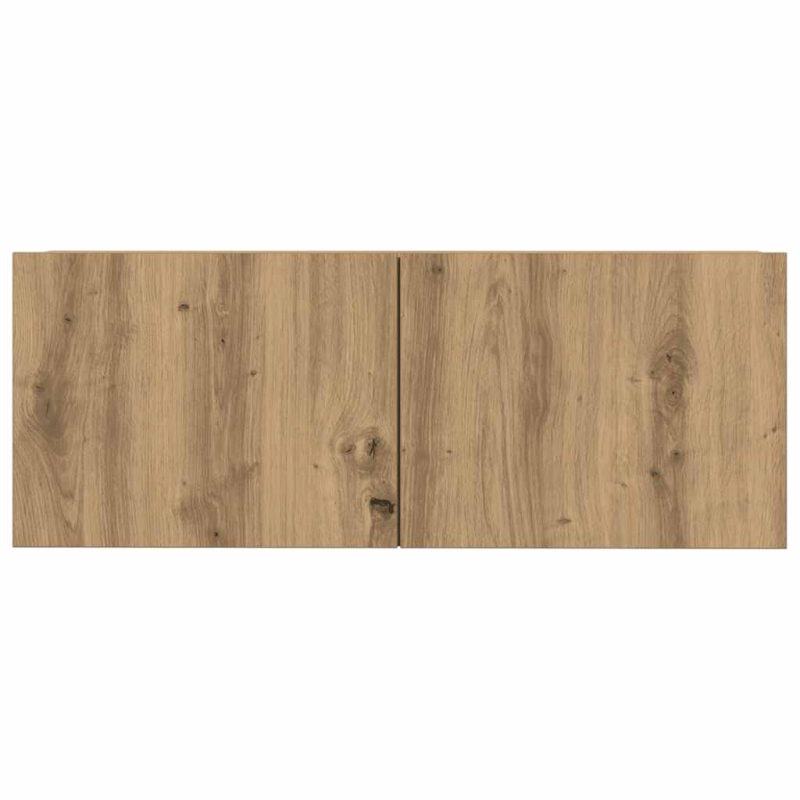 7-tlg. TV-Schrank-Set Wandmontage Artisan-Eiche Holzwerkstoff