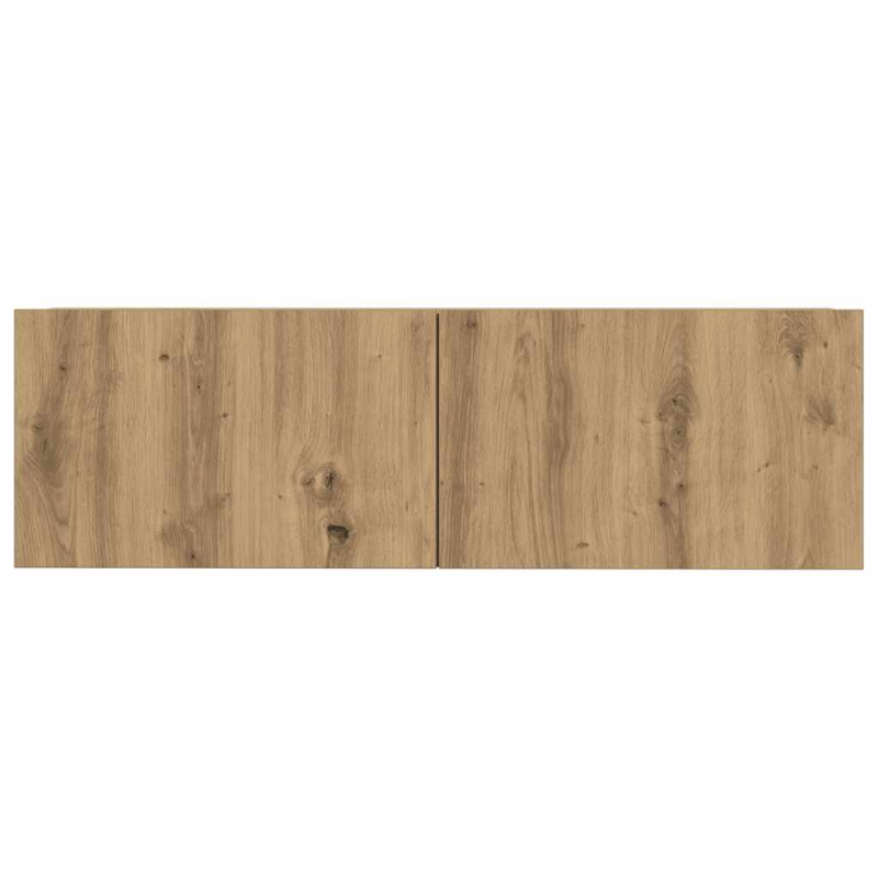7-tlg. TV-Schrank-Set Wandmontage Artisan-Eiche Holzwerkstoff