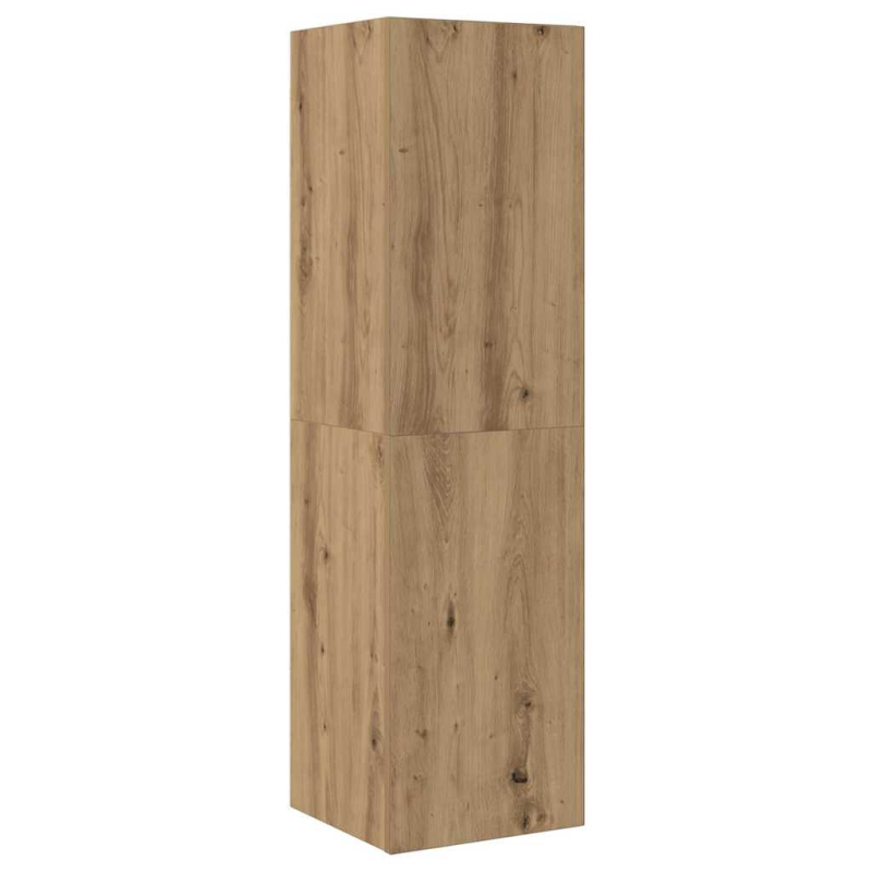 7-tlg. TV-Schrank-Set Wandmontage Artisan-Eiche Holzwerkstoff