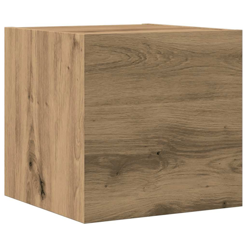 9-tlg. TV-Schrank-Set Wandmontage Artisan-Eiche Holzwerkstoff