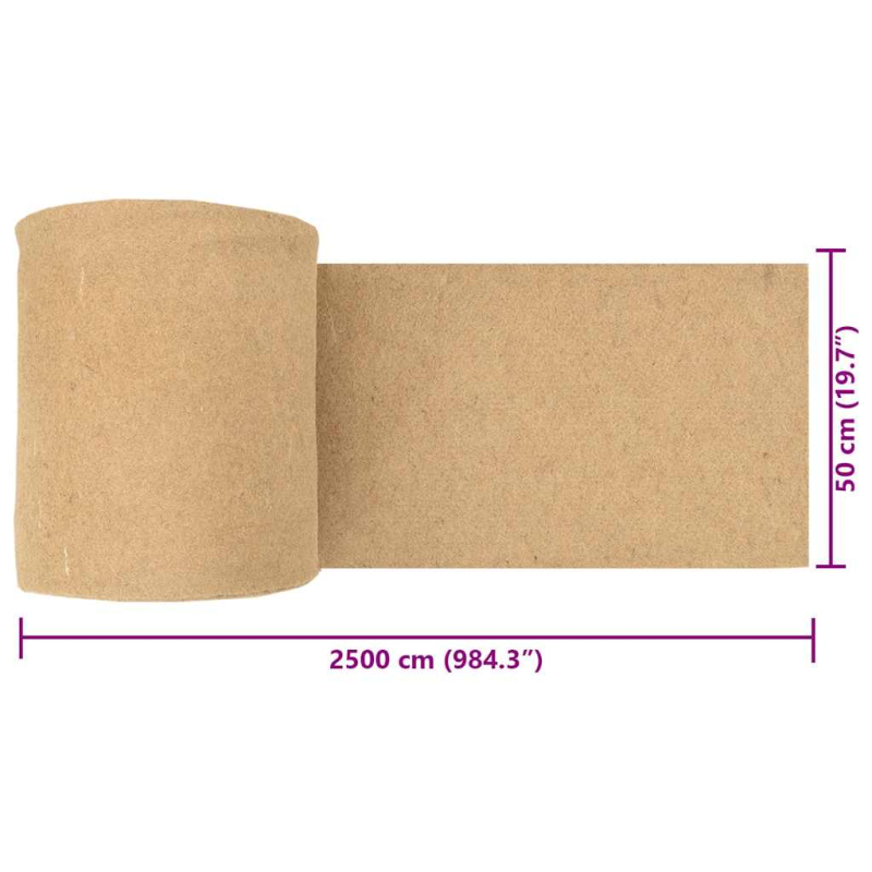 Nagermatte Hanf 0,5x25 m 5 mm