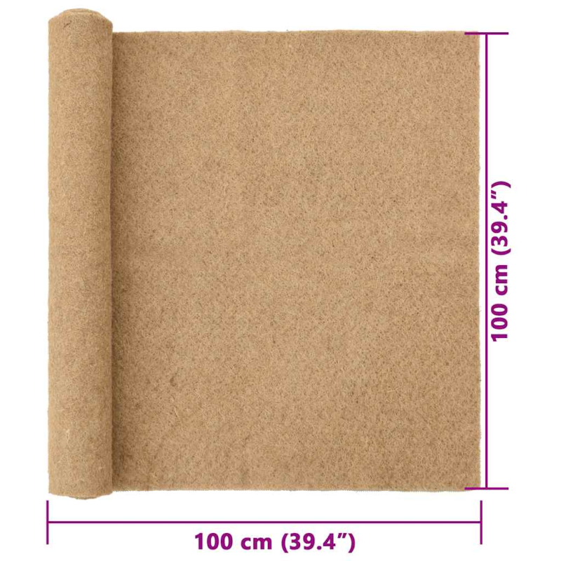 Nagermatte Hanf 1x1 m 5 mm