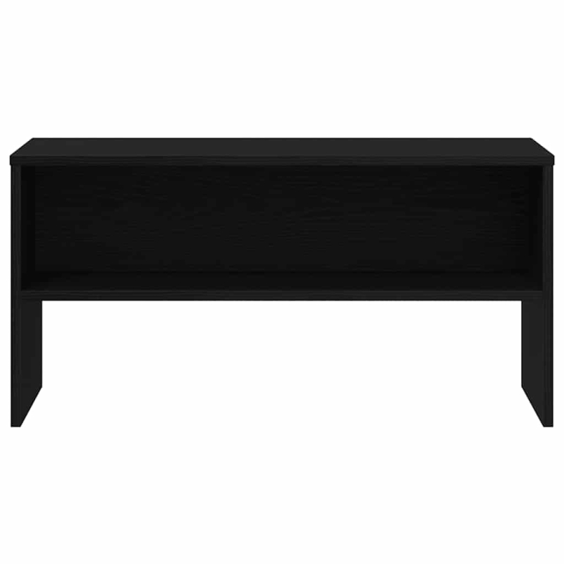 TV-Schrank Schwarz Eiche-Optik 80x40x40 cm Holzwerkstoff