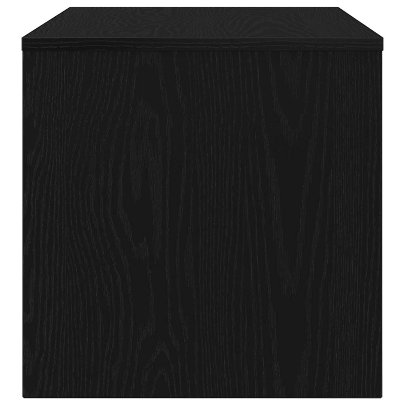 TV-Schrank Schwarz Eiche-Optik 80x40x40 cm Holzwerkstoff