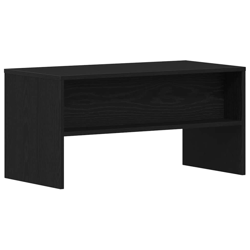TV-Schrank Schwarz Eiche-Optik 80x40x40 cm Holzwerkstoff
