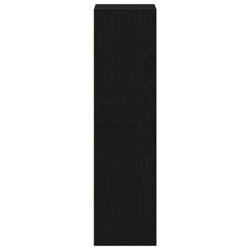 Bücherregal Schwarz Eichen-Optik 36x30x114 cm Holzwerkstoff