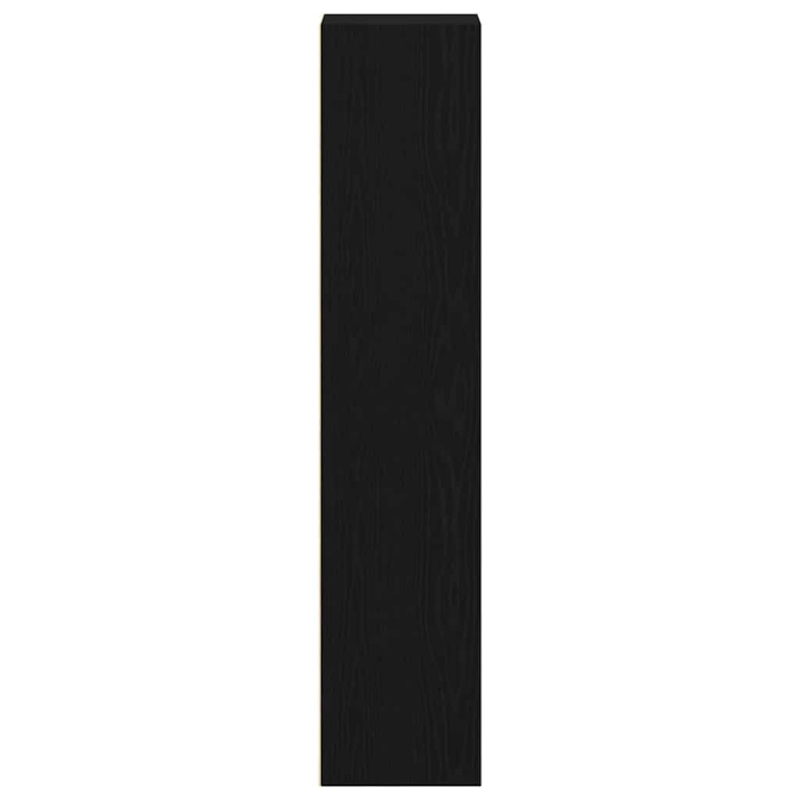 Bücherregal Schwarz Eichen-Optik 36x30x143 cm Holzwerkstoff