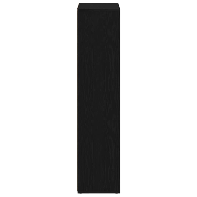 Bücherregal Schwarz Eichen-Optik 66x30x130 cm Holzwerkstoff
