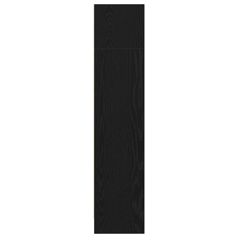 Bücherregal Schwarz Eichen-Optik 40x24x109 cm Holzwerkstoff