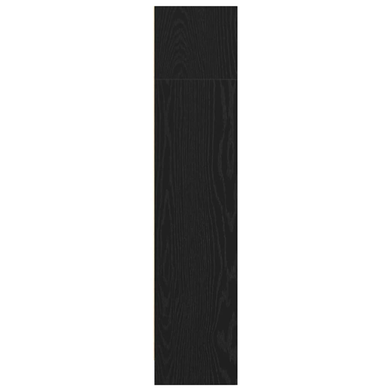 Bücherregal Schwarz Eichen-Optik 60x24x109 cm Holzwerkstoff