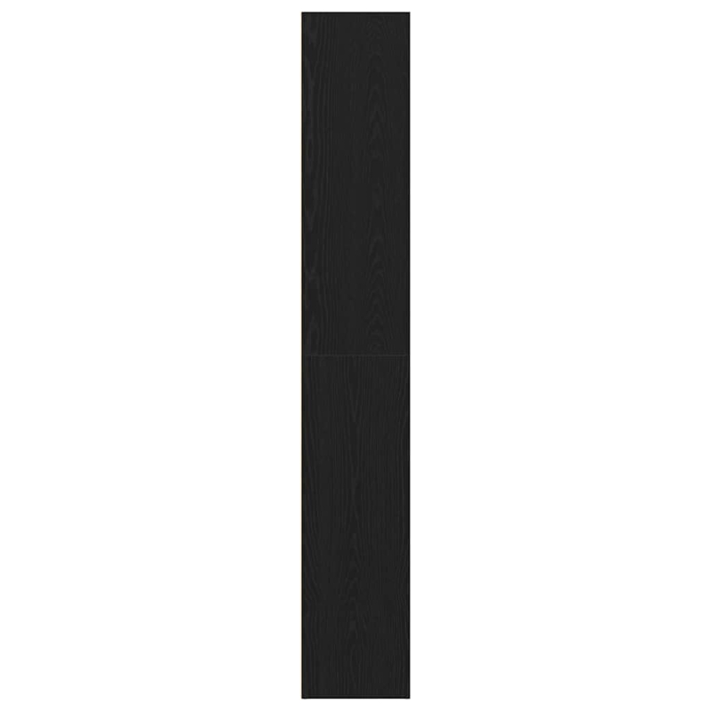 Bücherregal Schwarz Eichen-Optik 60x30x189 cm Holzwerkstoff