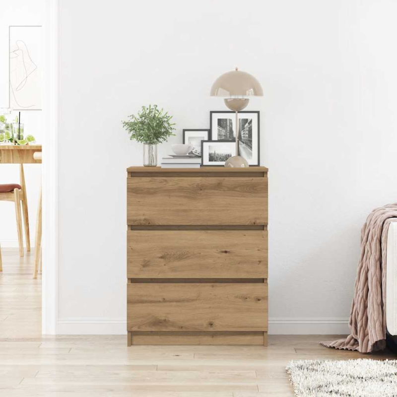 Sideboard Artisan-Eiche 60x35x76 cm Holzwerkstoff