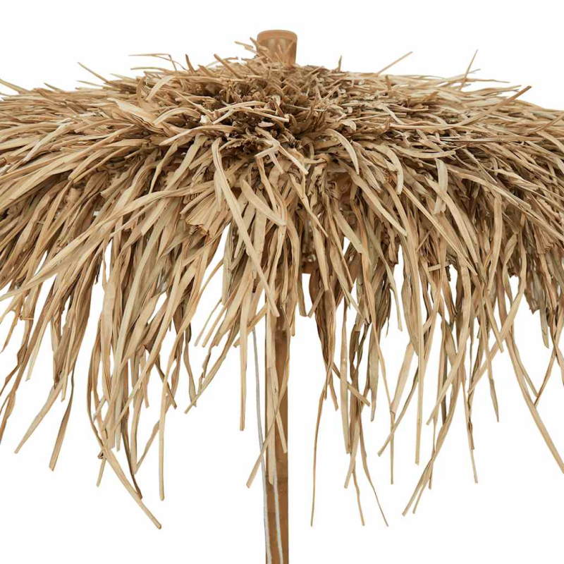 Tiki-Schirm mit Bananenblatt-Dach 240 cm Bambus