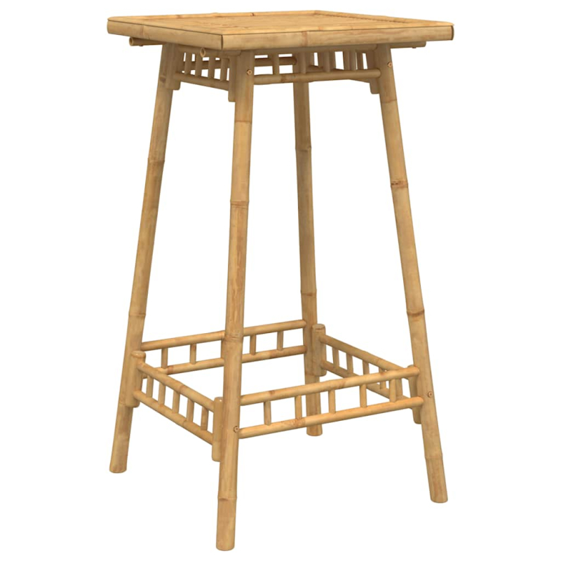 3-tlg. Outdoor-Bar-Set Klappbar Bambus