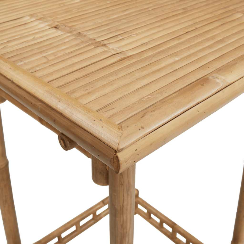 3-tlg. Outdoor-Bar-Set Klappbar Bambus