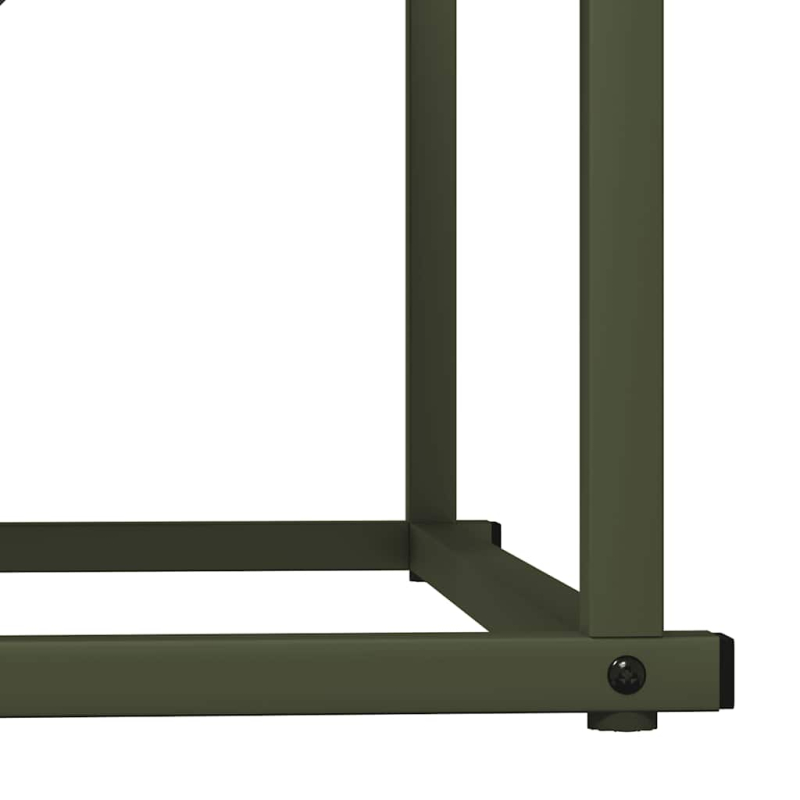 Brennholzregal Olivgrün 70x43x34,5 cm Kaltgewalzter Stahl