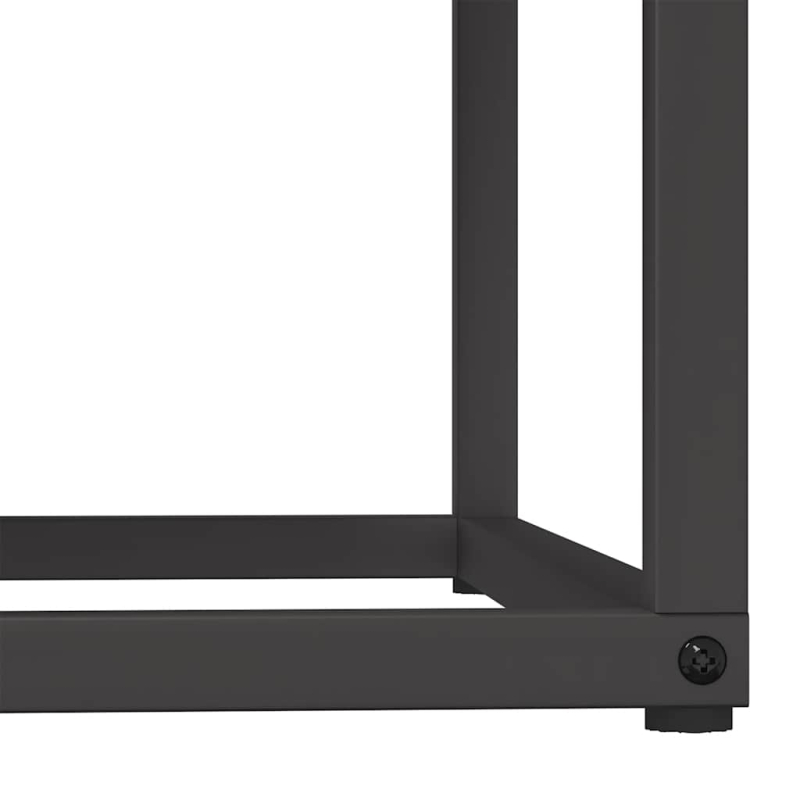 Brennholzregal Schwarz 69,5x35x81 cm Kaltgewalzter Stahl