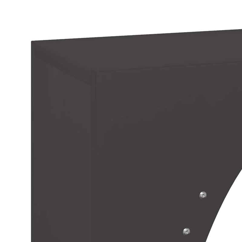 Brennholzregal Schwarz 50x23x100 cm Kaltgewalzter Stahl