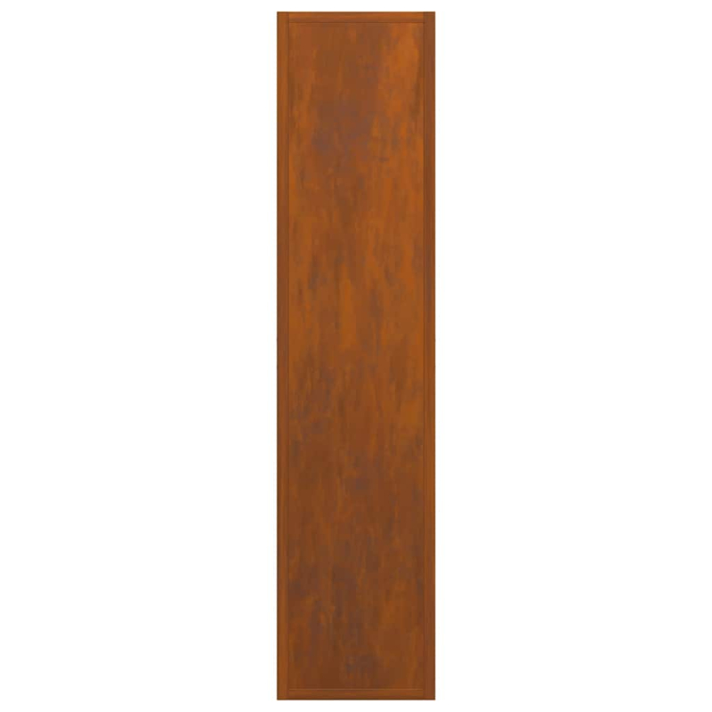 Brennholzregal 50x23x100 cm Wetterfester Stahl