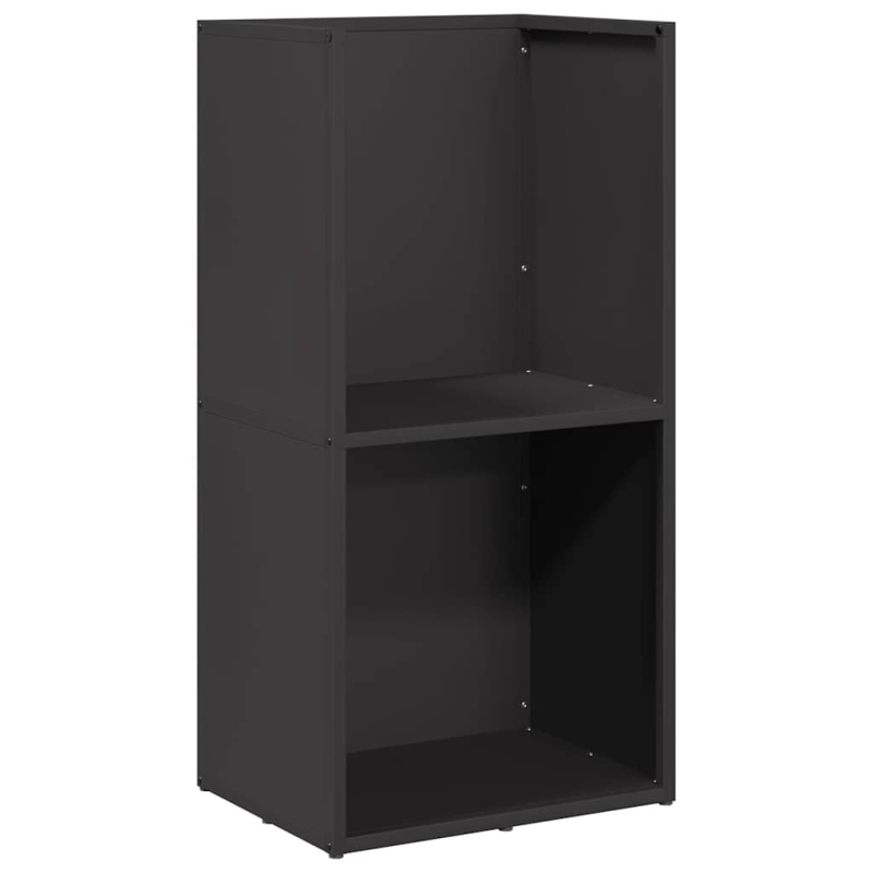 Brennholzregal Schwarz 40x30x80 cm Kaltgewalzter Stahl