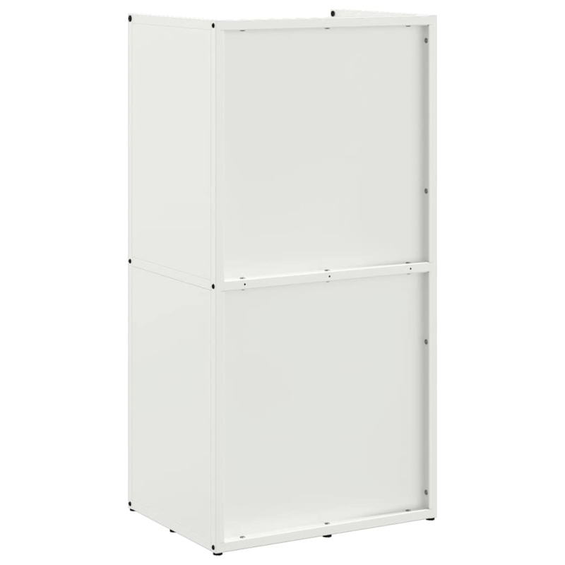 Brennholzregal Weiß 40x30x80 cm Kaltgewalzter Stahl