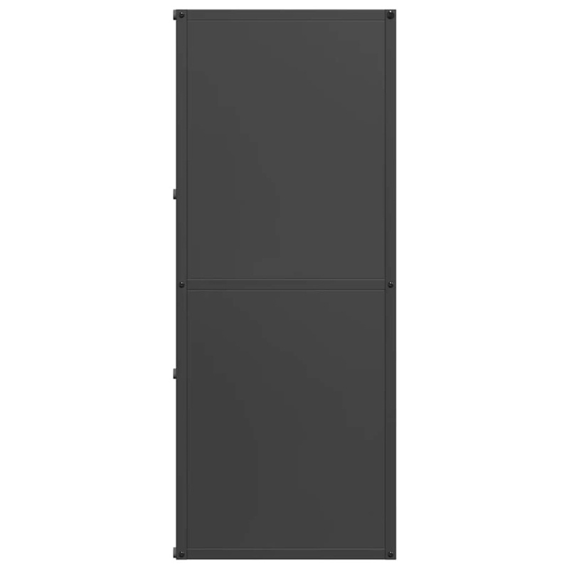Brennholzregal Schwarz 40x30x75 cm Kaltgewalzter Stahl