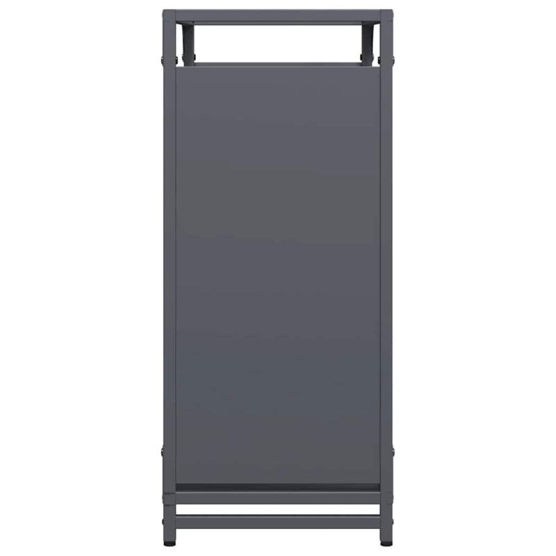 Brennholzregal Anthrazit 60x28x65 cm Kaltgewalzter Stahl