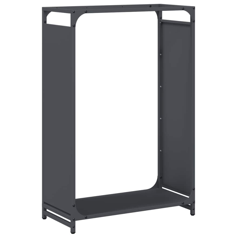 Brennholzregal Anthrazit 60x28x90 cm Kaltgewalzter Stahl