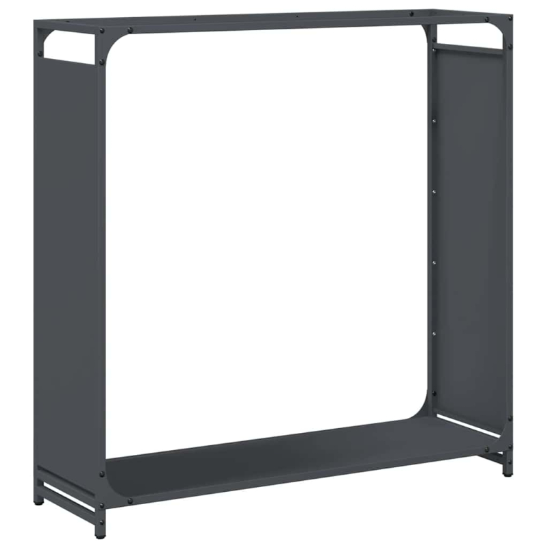 Brennholzregal Anthrazit 90x28x90 cm Kaltgewalzter Stahl