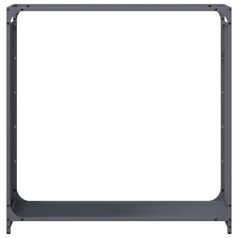 Brennholzregal Anthrazit 90x28x90 cm Kaltgewalzter Stahl