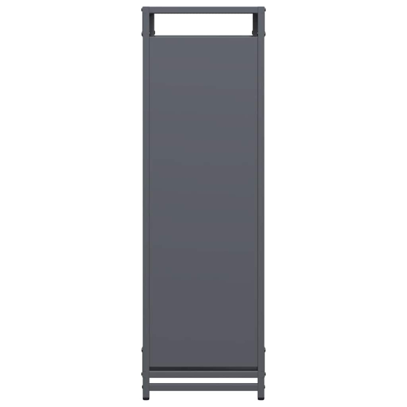 Brennholzregal Anthrazit 90x28x90 cm Kaltgewalzter Stahl