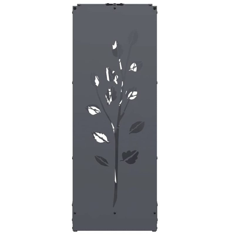Brennholzregal Anthrazit 40x30x80 cm Kaltgewalzter Stahl