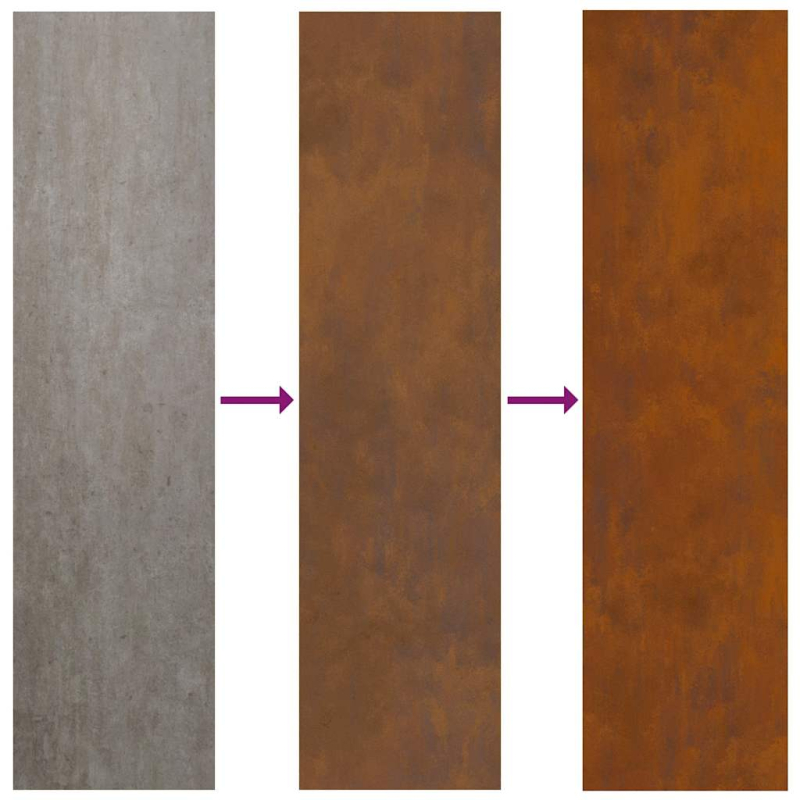 Brennholzregal 40x30x80 cm Wetterfester Stahl