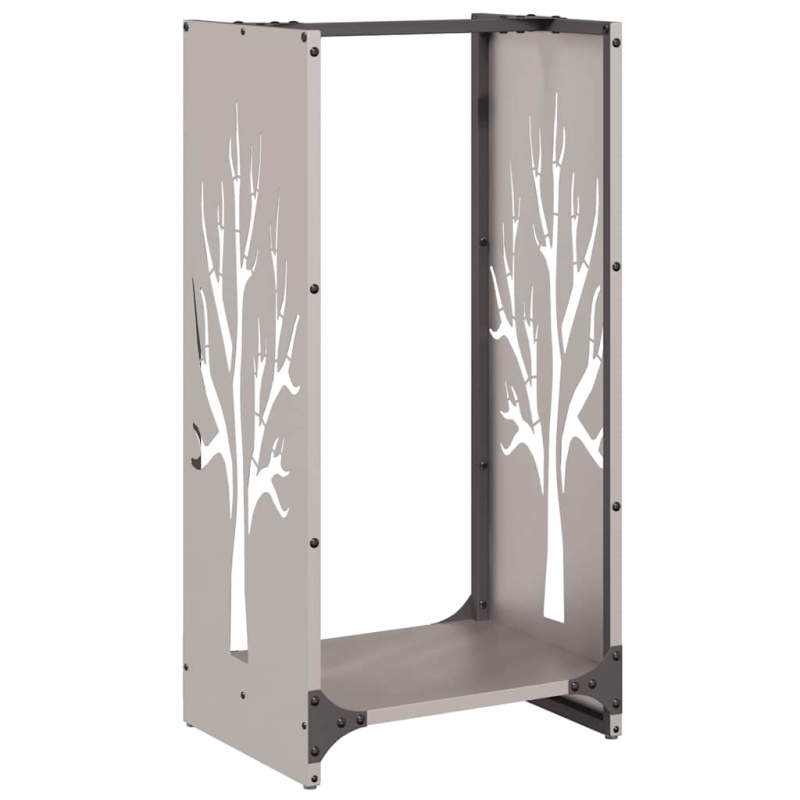 Brennholzregal 40x30x80 cm Wetterfester Stahl