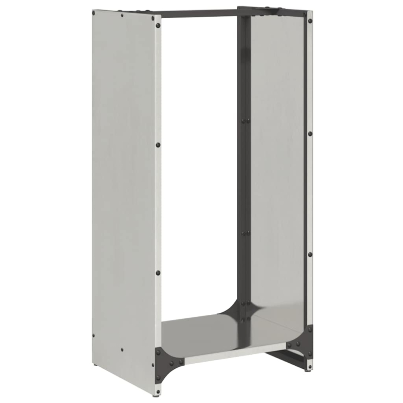 Brennholzregal 40x30x80 cm Edelstahl