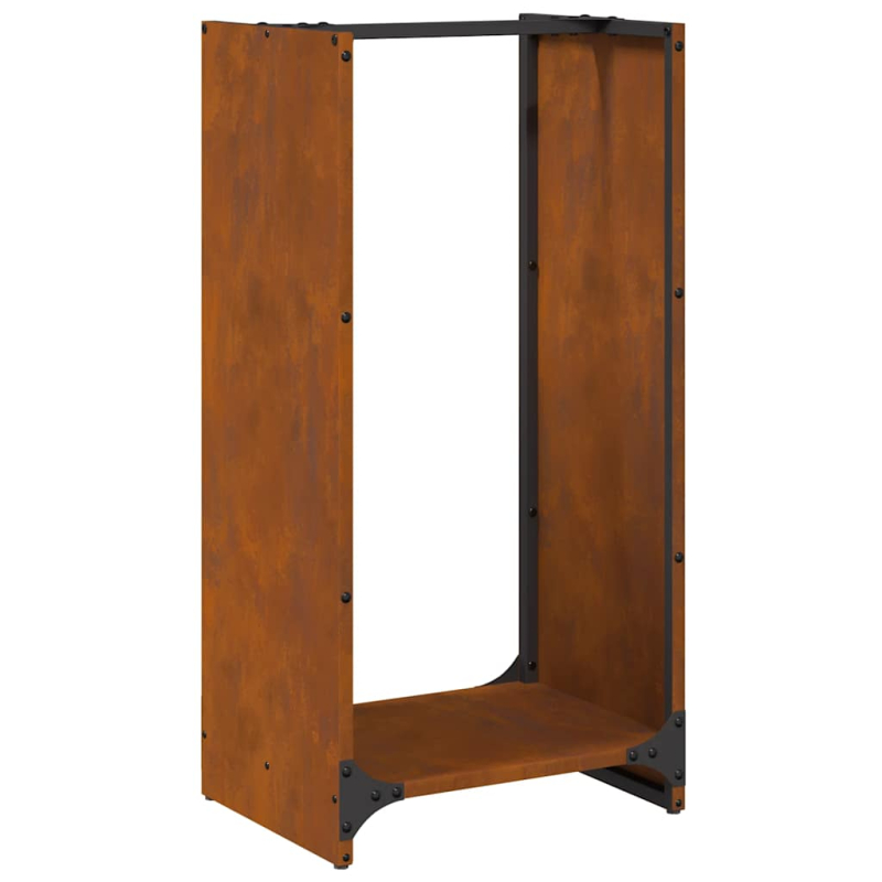 Brennholzregal 40x30x80 cm Wetterfester Stahl