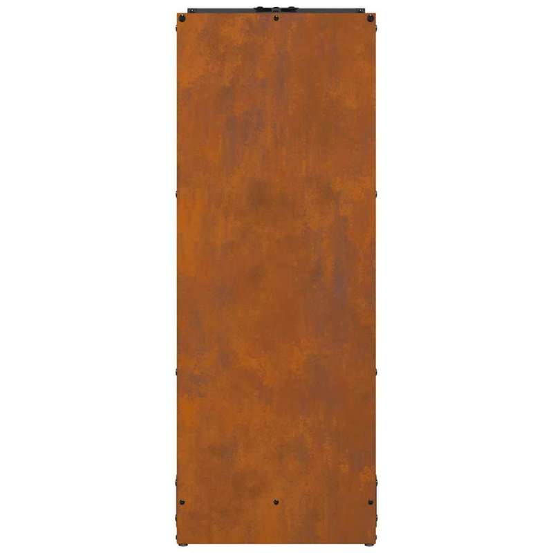 Brennholzregal 40x30x80 cm Wetterfester Stahl