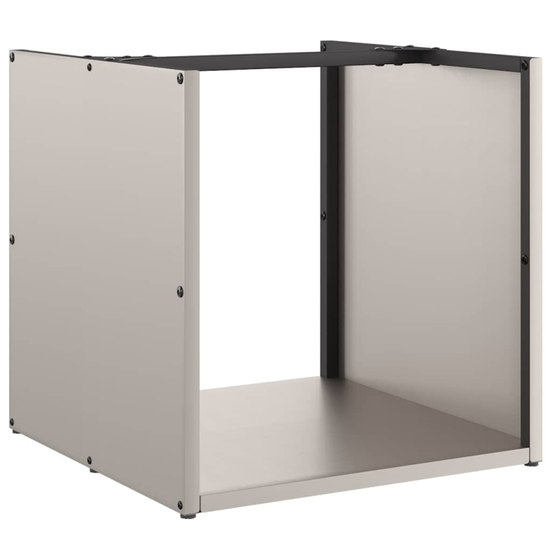 Brennholzregal 40x40x40 cm Wetterfester Stahl