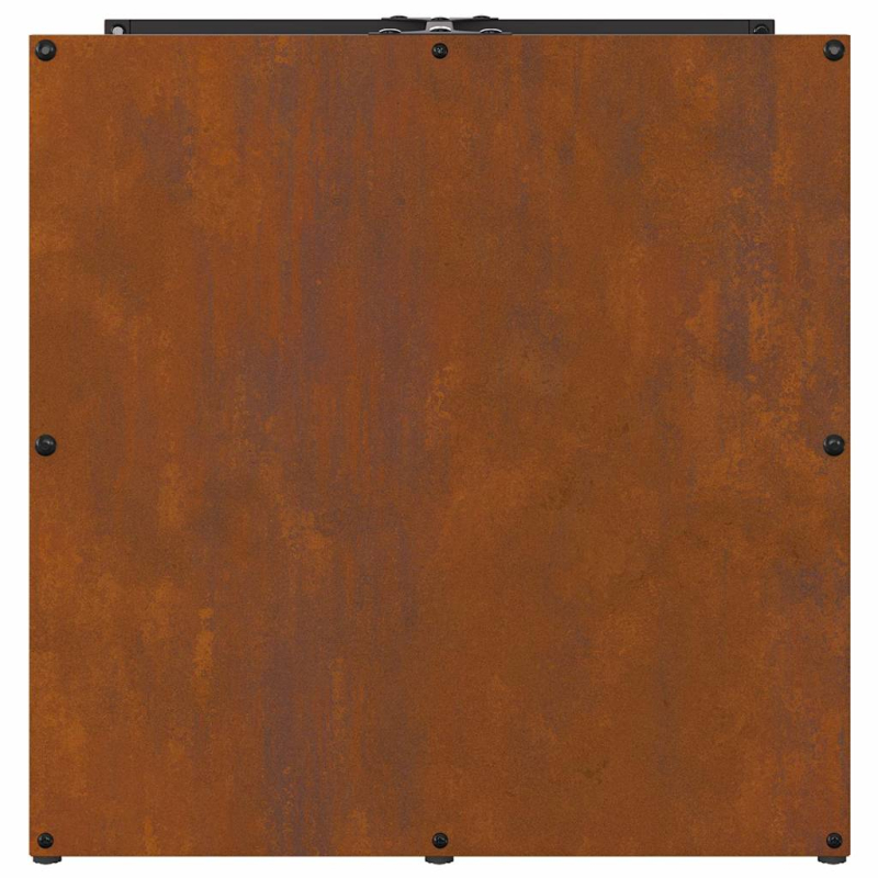 Brennholzregal 40x40x40 cm Wetterfester Stahl