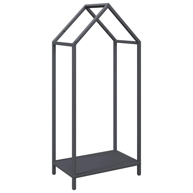 Brennholzregal Anthrazit 40x25x90 cm Kaltgewalzter Stahl