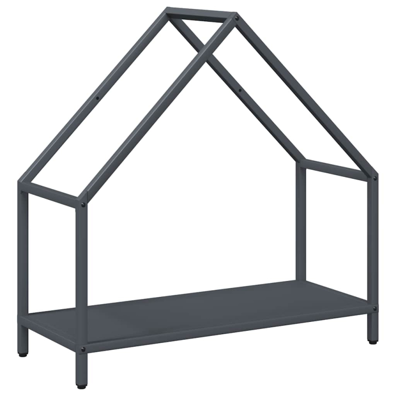 Brennholzregal Anthrazit 60x25x60 cm Kaltgewalzter Stahl
