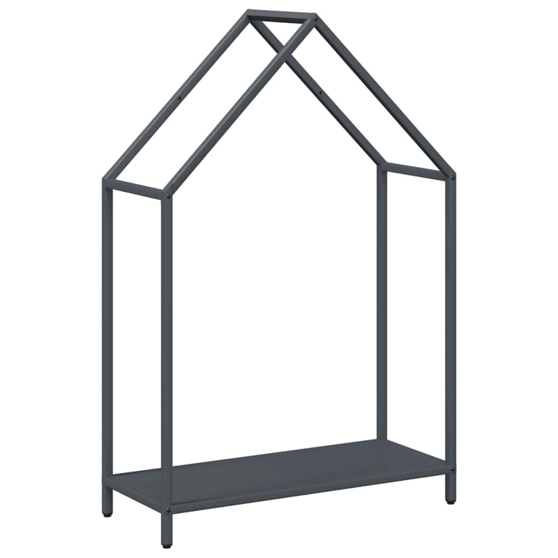 Brennholzregal Anthrazit 60x25x90 cm Kaltgewalzter Stahl