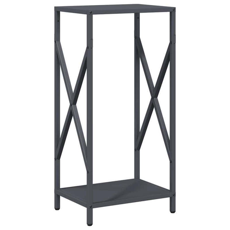 Brennholzregal Anthrazit 34x25x70 cm Kaltgewalzter Stahl