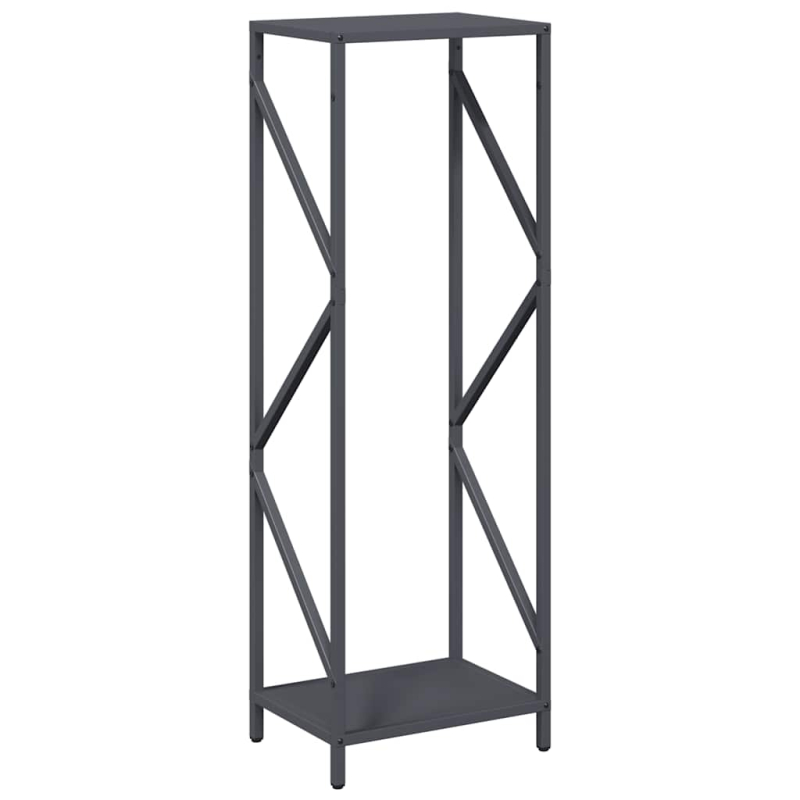 Brennholzregal Anthrazit 34x25x100 cm Kaltgewalzter Stahl