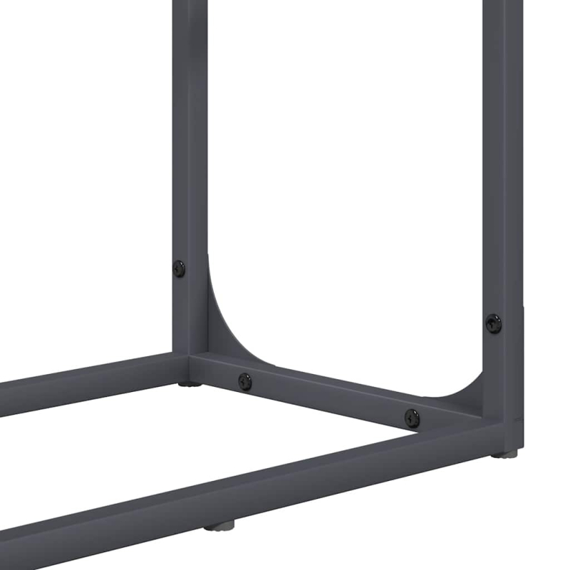 Brennholzregal Anthrazit 60x25x100 cm Kaltgewalzter Stahl