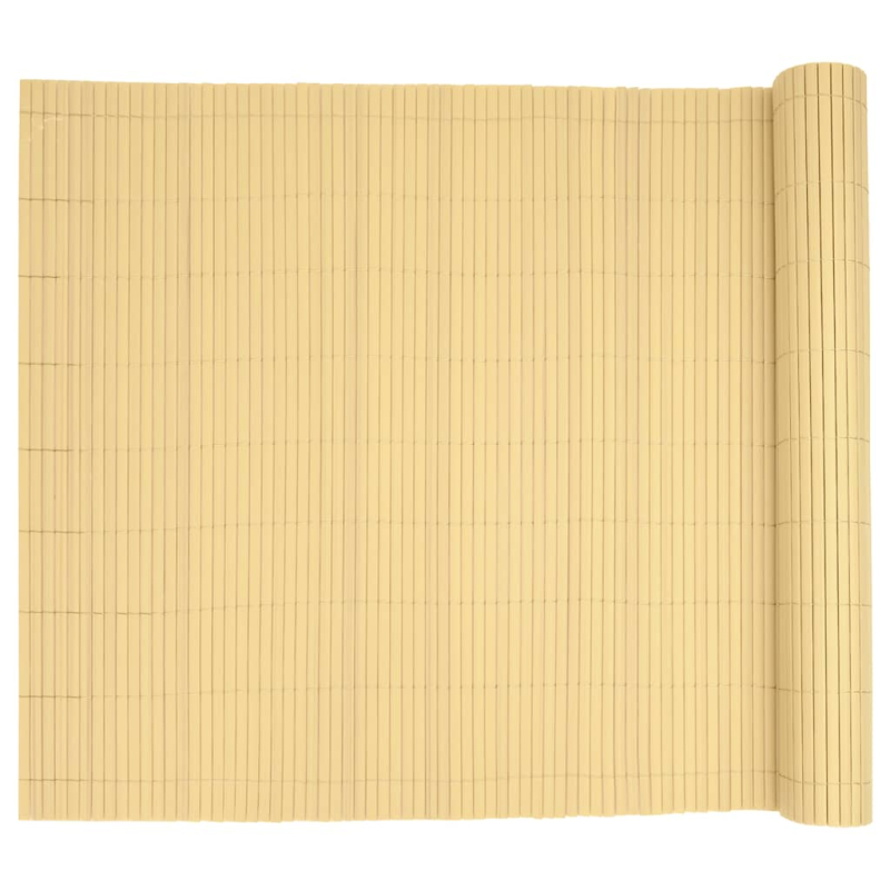 Gartenzaun Doppelseitig Gelb 1,8x5 m PVC