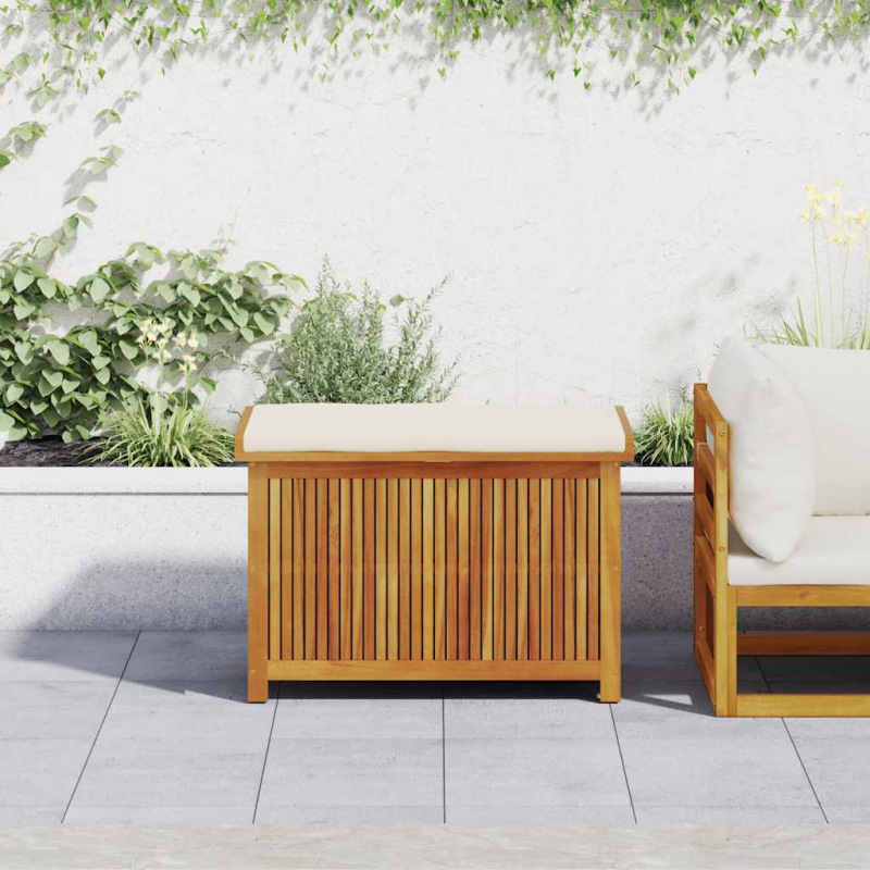 Outdoor-Kissenbox 90x50x60,5 cm Massivholz Akazie