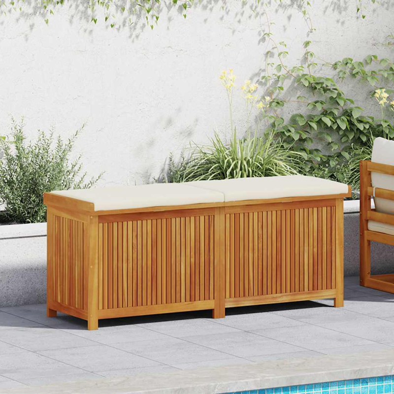 Outdoor-Kissenbox 150x50x60,5 cm Massivholz Akazie